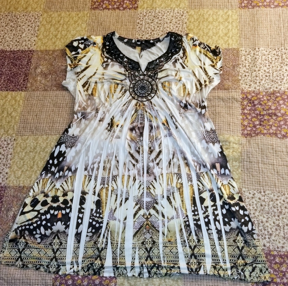 APT.9 PATTERN DRESS